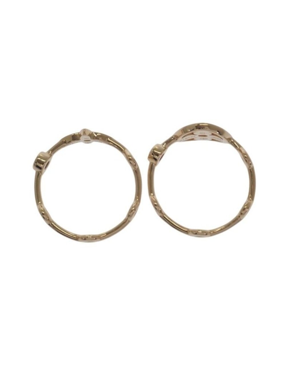 Louis Vuitton Monogram Skin 2 P No 10 Q9 A72 Ring 18K Yellow Gold Diamond - Picture 10 of 10